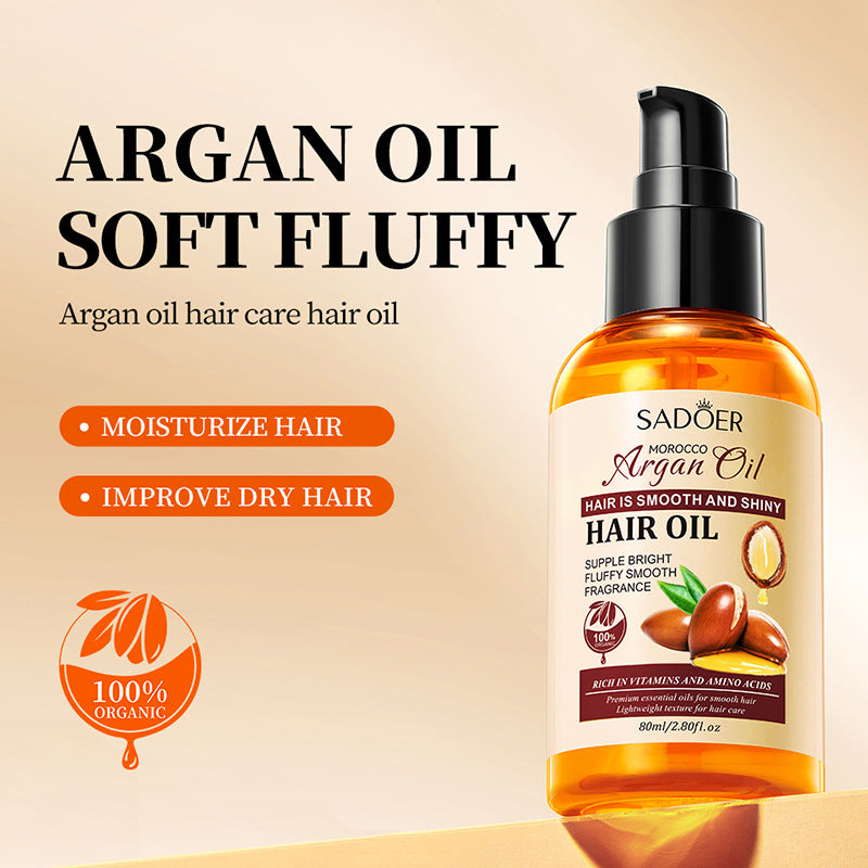 Heat Protect Argan Hair Oil