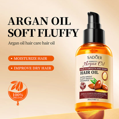 Heat Protect Argan Hair Oil