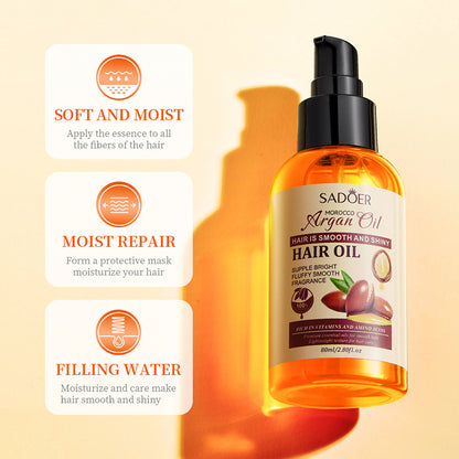Heat Protect Argan Hair Oil